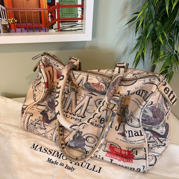 Limited Edition Made in Italy Massimo Trulli Handbag - Picture 12 of 16